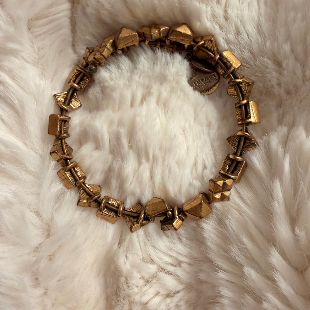 Alex and Ani Gold Textured Bracelet